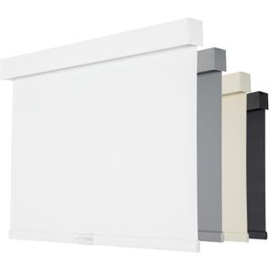 Persilux Blackout Roller Blinds for Indoor Windows, Cordless Roller Shades with Valance, Thermal Insulated Fabric Window Shades & Blinds, UV Protection Shades for Home and Bedroom (White,71"W x 72"H)