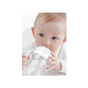 Straw Cup Conversion Kit for Philips Avent Natural Baby Bottles,Weighted Straw Sippy Cup Transition Kit with Soft Nipple and Handles for Toddler, Pack of 4