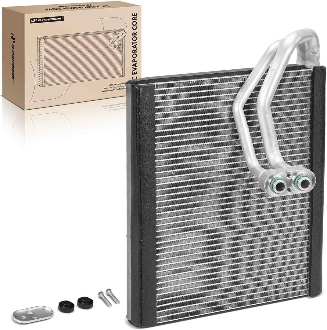 A-Premium A/C Evaporator Core Compatible with Hyundai Accent 2012-2017, Veloster 2012-2017, with Pressing Plate