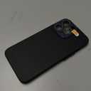 Black Plastic iPhone Case with Cam Protector (No Model)