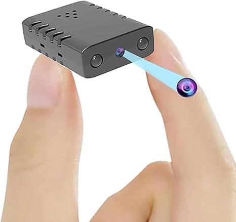 W-Mini Security Camera with Built-in Battery, HD Video, Night Vision, Motion Detection, Cloud Storage, Wi-Fi and Offline Indoor Camera for Home, Office, Car Monitoring