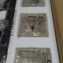 Black Gold Crystal Bathroom Vanity Light 3-Lights Modern Bathroom Lighting Fixtures Over Mirror, Wall Light Fixtures