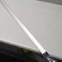 Alumicolor AlumiCutter Aluminum Straight Edge w/Blade for Office, School, Engineering and Framing, 48IN, Silver