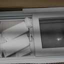 32"×18" Vinyl Basement Sliding Window,Removable Flange,White