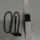 Fitbit Charge 6 Fitness Tracker with Google apps, Heart Rate on Exercise Equipment, 6-Months Premium Membership Included, GPS, Health Tools and More, Porcelain/Silver, One Size (S & L Bands Included)