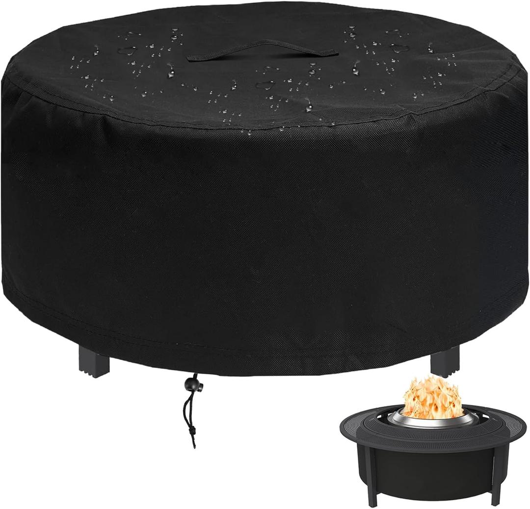 Fire Pit Cover for Solo Stove Fire Pit Surround Tabletop, Surround Shelter for Fire Pit Surround Table, Elevation Shelter for Ranger and Bonfire Fire Pit, Weather-Resistant , 44" x 20"