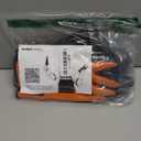 toolant 100% Waterproof Gloves for Men and Women, Winter Work Gloves for Cold Weather, Touchsreen, Thermal Gloves for Freezer Work, Fishing and Gardening, With Grip, Orange, X-Large