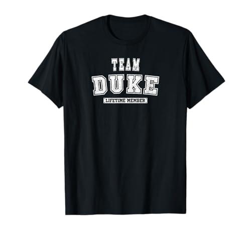 Team DUKE Lifetime Member Family Last Name T-Shirt, Size M
