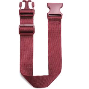 FODOKO Belt Extender Adjustable Strap Fanny Pack strap extender for Waist Bum Bag Compatible with Everywhere Belt Bag Black (Red)