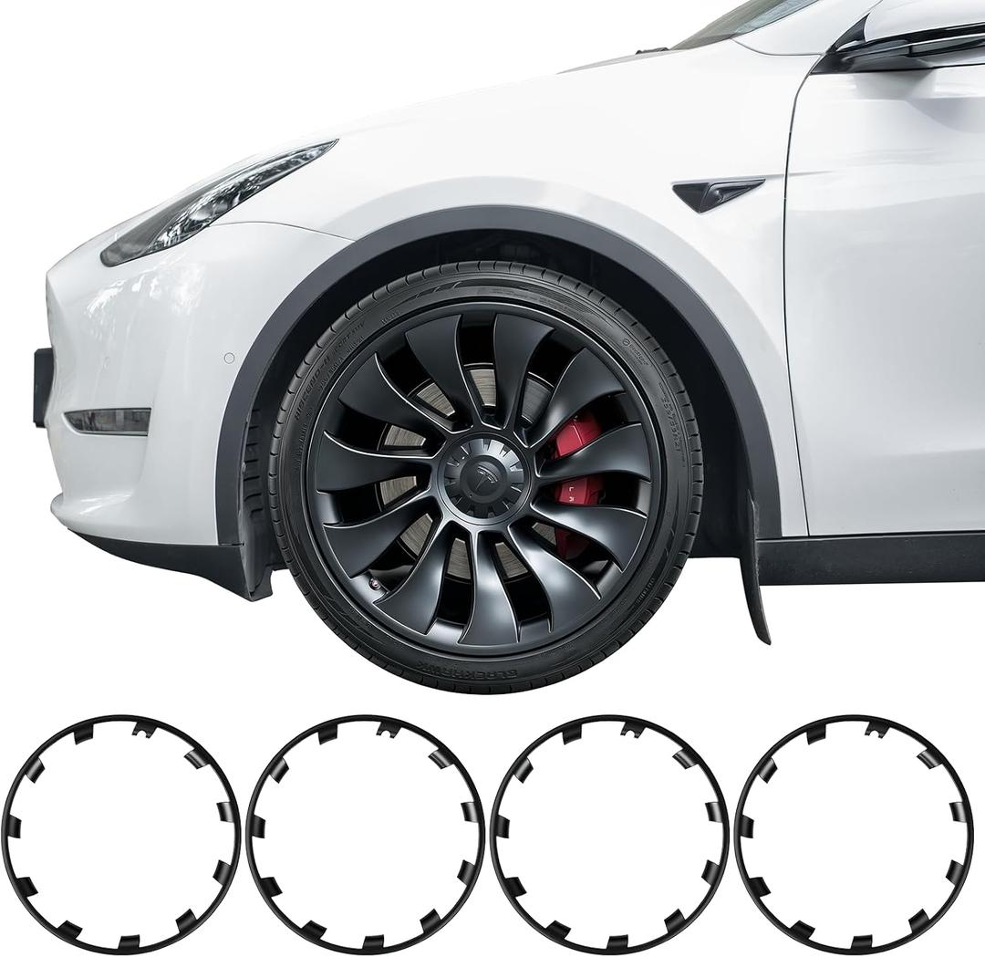 Model Y Rim Protector 21inch 20202024 (Mattle Black, 2020-2024Model Y 21 inch)