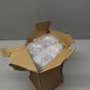 100 Pack Dessert Cups with Spoons 2oz Mini Clear Plastic Dessert Parfait Cup Square Appetizer Pudding Cups Round Goblet Shooters for Pudding Fruit Yogurt Ice Cream Mousse (Clear)