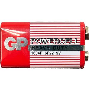 GP PowerCell 9V Heavy Duty 1604P 6F22 battery