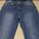 Sidefeel Women's High Waisted Jeans Strechy Fashion Raw Hem Straight Leg Ankle Denim Pants with Pockets (10, Light Blue)