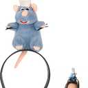 YUESE Funny Rat Chef Headband for Adults & Kids  Cute Mouse Costume with Chef Hat  Cooking Theme Party Hair Accessory  Halloween Cosplay, Restaurant Party, Birthday & Christmas Gifts