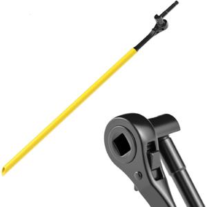 ACCUFINE Winch Bar with Ratchet Winching Bar Ratchets for Straps 24 Inches
