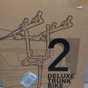 Allen Sports Deluxe 2-Bike Trunk Mount Rack, Model 102DB, Black/ Silver, 23 x 15 x 4 inches