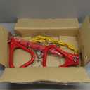 Jungle Gym Kingdom Swing Sets for Backyard, Monkey Bars & Swingset Accessories - Set Includes 18" Trapeze Swing Bar & 48" Heavy Duty Chain with Locking Carabiners - Outdoor Play Equipment (Red)