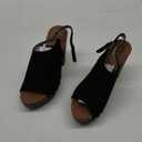 Allegra K Women's Open Toe Slingback Platform Chunky Heels Sandals (5.5)