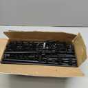 VTRIN 10 Tier Shoe Rack Tall Large Capacity 50 Pair Wide Shoe Organizer with Two Hooks Sturdy Metal Shoe Shelf for Entryway, Closet, Bedroom