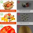 2 x 20pcs Halloween mini Artificial Craft Fake Pumpkin DecorFall Decorations with Pumpkins Acorn Pinecones Sunflowers for Halloween Fall Thanksgiving Decor Set Dining Table Living Room Party