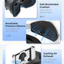Upgraded VR Headset for Nintendo Switch, Switch OLED Model Virtual Reality Glasses with Adjustable HD Lenses and Head Strap, Labo VR Kit 3D Goggles Accessory
