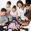 Gersoniel 24 Set Pink Bow Arts and Crafts Valentine's Day Party Favors Paint Your Own Ceramic Figurines Galentines Crafts Pink Bow Painting Kits Coquette Gifts for Women DIY Plaster Friends Bestie