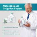 Nascool Electric Nasal Irrigation System with 50 Salt Packets, 2 Modes Nose Cleaner with SelfCleaning & Auto Waste Collection Function for Sinus Relief Runny Nose, Nasal Congestion, Itching Nose