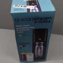 SodaStream E-TERRA Sparkling Water Maker (Black) with CO2 and Carbonating Bottle