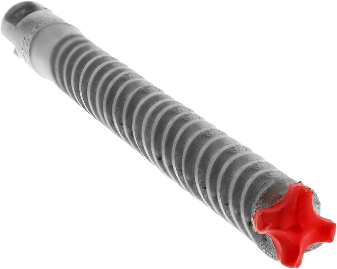 Diablo Rebar Demon SDS-Plus 4-Cutter Full Carbide Head Hammer Drill Bit - 1/2" Diameter, 12" Length, 10" Working Length - DMAPL4190