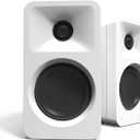 Kanto ORAMW 100W Powered Reference Desktop Computer Speakers with Bluetooth 5.0 and USB-C Input | Bi-Amplified | 100 Hz Automatic Crossover | Reference Quality Sound | Pair | White