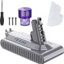 POWTREE 7000mAh 25.2V Li-ion Replacement for Dyson V10 Battery 242151 Compatible with Dyson SV12 Series Vaccum Cleaner V10 Cyclone V10 Animal V10 Absolute V10 Motorhead, with Post Filter