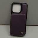 Vinich for iPhone 15 Wallet Case with Card Holder, RFID Blocking Credit Slots Kickstand Shockproof Phone Cover Fit for iPhone 15 6.1" Purple | with Card Holder, RFID Blocking, Credit Slots, Kickstand, Shockproof, for Women Men