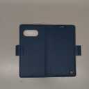 Wallet Case for Google Pixel 9a, PU Leather Magnetic Flip Case with RFID Blocking Card Holder Kickstand for Women Men, Shockproof Durable Protective Phone Cover for Pixel 9a (Blue)