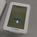 Geevon Digital Hygrometer Indoor Outdoor Thermometer Wireless with Clock, Backlight Temperature Gauge Humidity Monitor, Inside Outside Thermometer with 200ft/60m Range Remote Sensor,White (238688 Small)