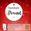 Keep Making Her Proud Ornaments, in Memory Christmas Ornaments Gifts for Loss Loved one, Memorial Gifts for Loss of Her, Mom, Grandma, Daughter, Sister, Aunt
