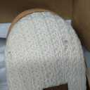 OOW Cozy House Slippers for Women with Memory Foam Soft Warm Fuzzy Slippers Women Home Womens Slipper Shoes for Indoor (9, Cream)