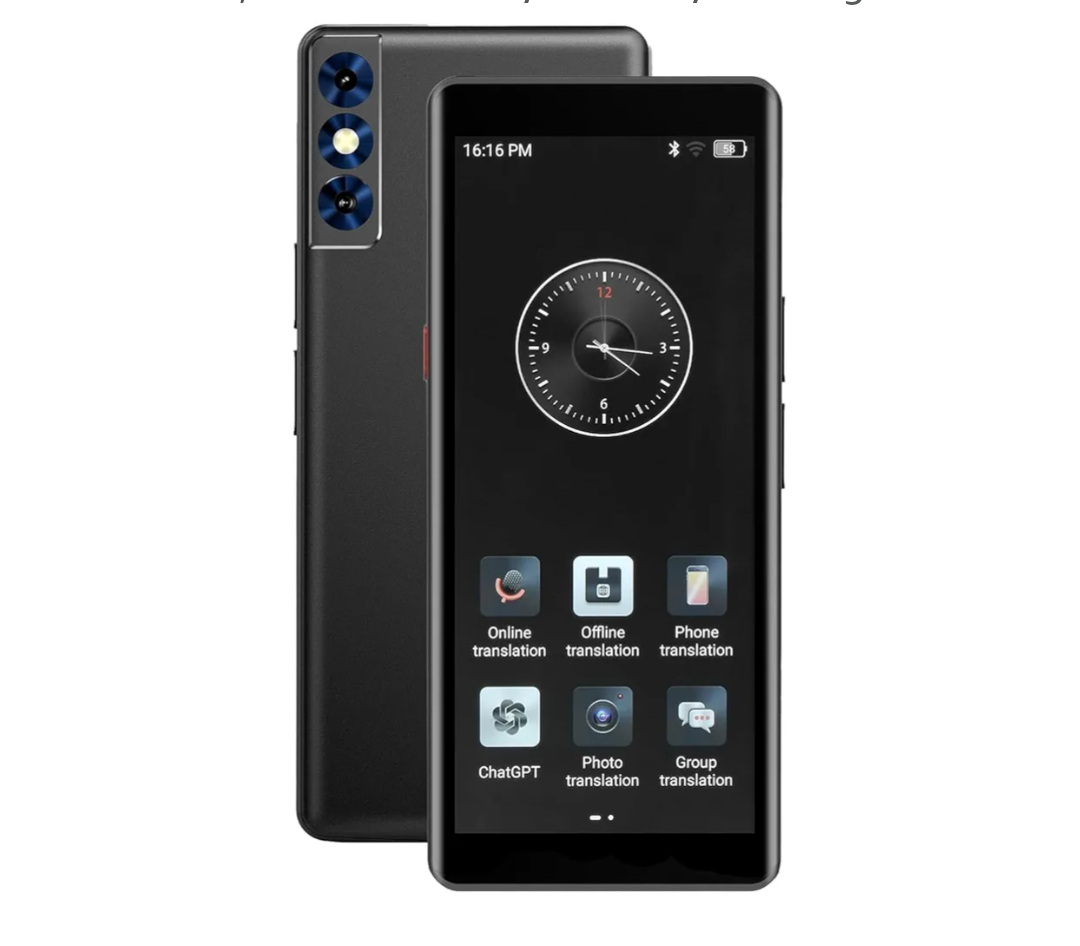 2025 Language Translator Device: Offline/Real-Time/High-Accuracy Device with 139+ Languages, Voice/Text/Offline/Photo/AI Instant Two-Way Translation, Ideal for Travel/Business/Learning