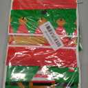 Tiamon 50 Pcs Christmas Drawstring Gift Bags Xmas Holiday Present Wrapping Bags Christmas Elf Gift Bag with Drawstring for Xmas Holiday Birthday Presents Party Favor Wrapping