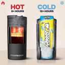 Frost Buddy Universal Can Cooler - Fits All - For Regular 12 & 16 oz or Slim-Size Bottles - Insulated Double-Walled Stainless Steel (Royal)