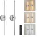 KARTOOSH Removable Battery Operated Wall Sconces Set of Two, 28.3 Inches