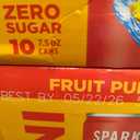 2 x Sparkling Ice Fruit Punch Sparkling Water, with Antioxidants and Vitamins, Zero Sugar, 7.5 fl oz Mini Cans (Pack Of 10)