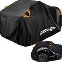 NEVERLAND ATV Cover Waterproof Heavy Duty 300D All Weather Protection Up to 82'' 4 Wheeler Covers Outdoor Storage Compatible with Polaris Sportsman Yamaha Honda Kawasaki KFX with Reflective Strips