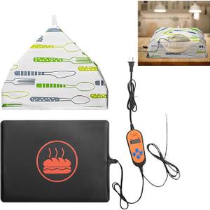 Fermentation Heater Carboy Warmer - Kombucha Heating Wrap with Thermostat for Temperature Control - Electric Heat Pad Belt for Home Fermenting & Brewing - Fits Most Fermenter Vessels 2 to 8 Gallons