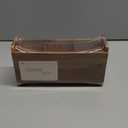 HTB Acacia Wood Tea Bag Organizer Storage, Gift Box 6 Compartments Tea Chest Box with Acrylic Transparent Hinged Lid