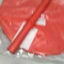 Red Pinata Red Circle Round Blank Pinata with Bat Stick Blindfold Confetti for Kids Birthday Wedding Celebration Baby Shower Carnival Party Supplies,13 x 13 x 3.15 Inches
