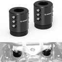 NICECNC Front Fork Shock Absorber Reinforcement Protection Compatible with BMW R 1200 GS Adventure LC 2014-2018, R 1200 GS LC 2013-2018, R 1250 GS/Adventure 2019-2022, Black