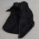 Mosucoirl Dog Raincoat Waterproof Dog Hoodie Reflective Dog Raincoat Hooded Adjustable Rain Jacket for Small Medium Large Dogs Puppies (Black, L)