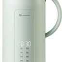 MOKKOM Nut Milk Maker, 42oz Automatic Almond Milk Machine for Homemade Plant-Based Milk, Oats, Soy, Dairy Free Beverages, Soy Milk Maker with Delay Start/Keep Warm/Self-Cleaning/Boiling, Green