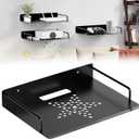 Projector Shelf,Floating Entertainment Center ShelvesDVD Player&Under Tv Wall Mount Shelf for Cable Box,WiFi Router,Tv Box,Game Console, Modem,Wall Mount Floating Shelf/Rack/Stand/Holder (28cm-1pc)