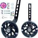 Training Wheels for Bicycle,Flash Mute Wheel Compatible for Bikes of 12-20 Inch 1 Pair